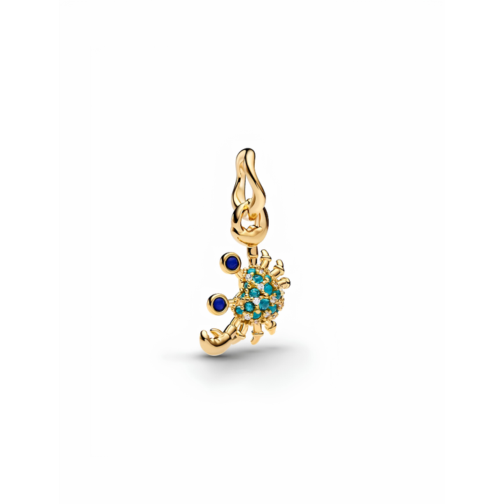Pandora Gold Crab Dangle Charm