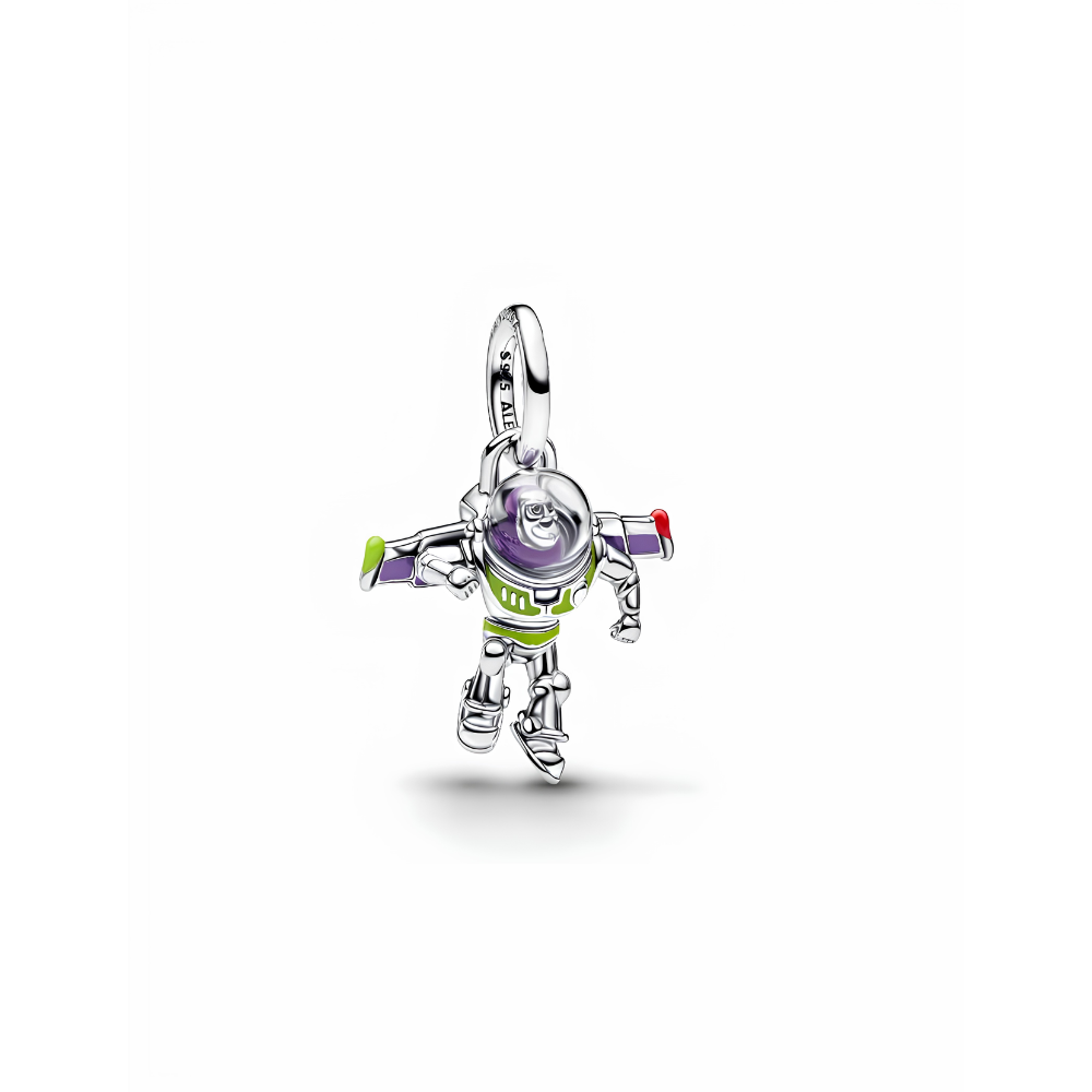 Pandora Silver Disney Pixar Buzz Lightyear Dangle Charm
