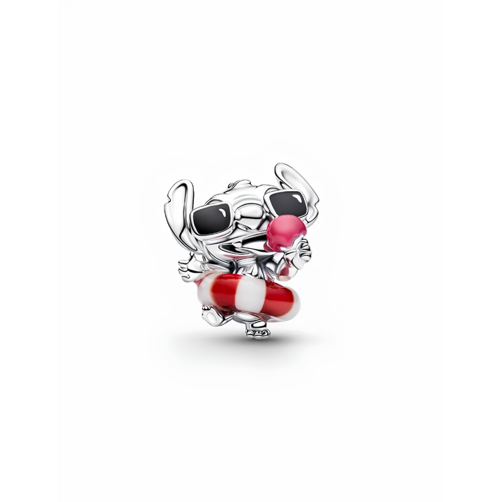 Pandora Silver Disney Stitch Summer Fun Charm