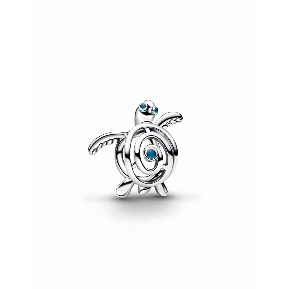Pandora Silver Openwork Sea Turtle Charm
