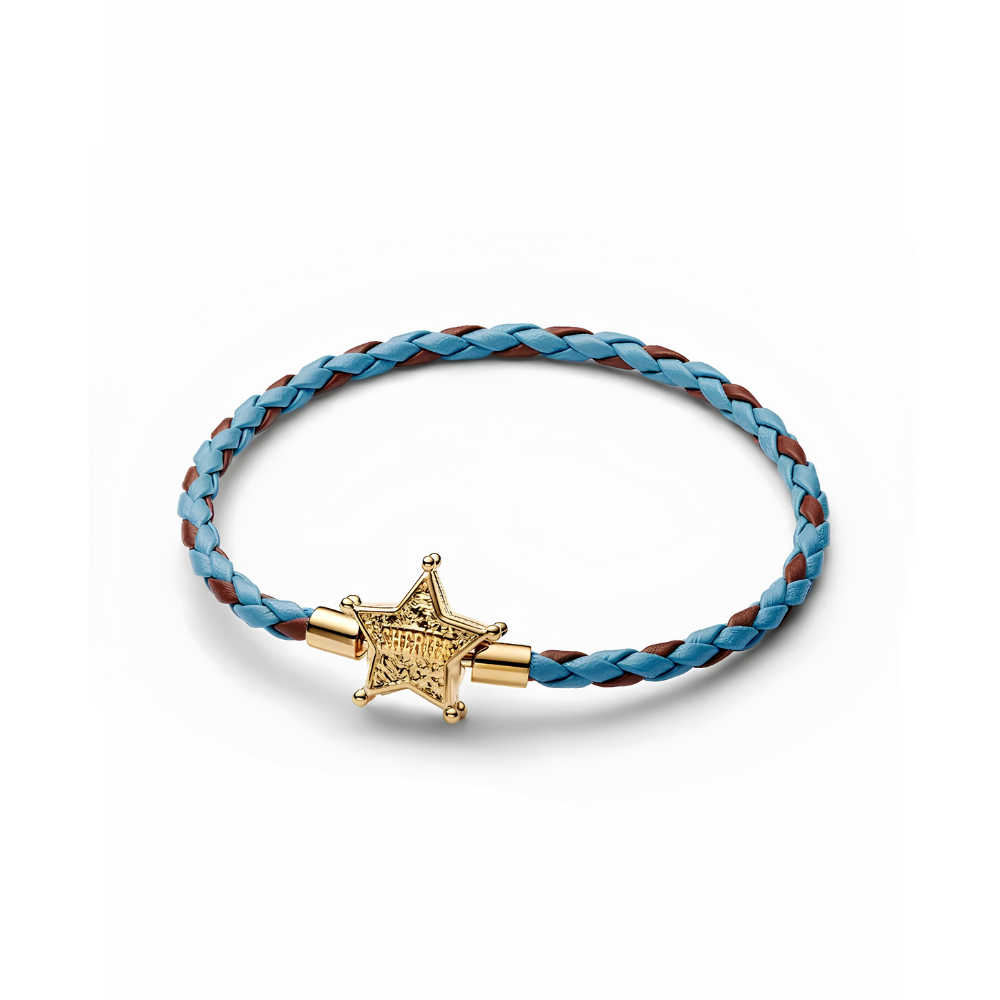 Disney Gold Pixar Toy Story Sheriff Star Bracelet