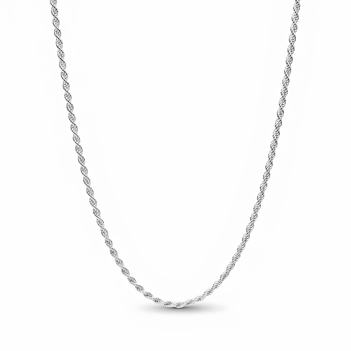 Pandora Silver Rope Chain Necklace