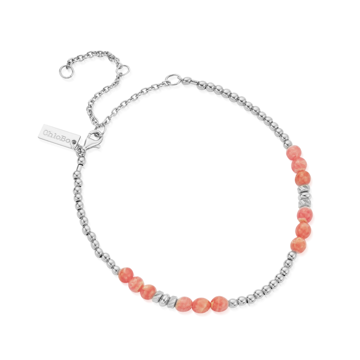 Chlobo Silver Warmth Of Love Anklet