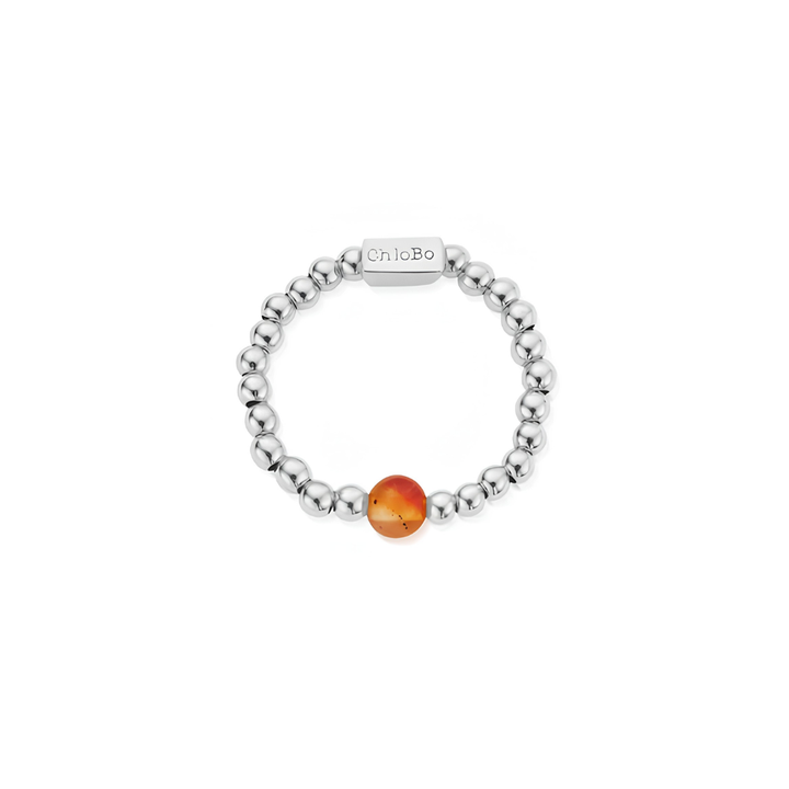 Chlobo Silver Fearless Light Mini Ring