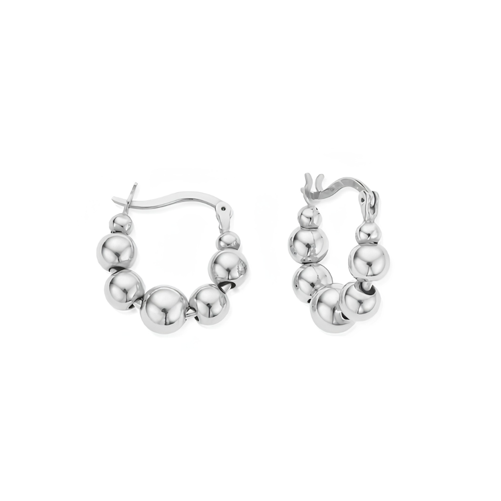 Chlobo Silver Inner Aura Hoop Earrings