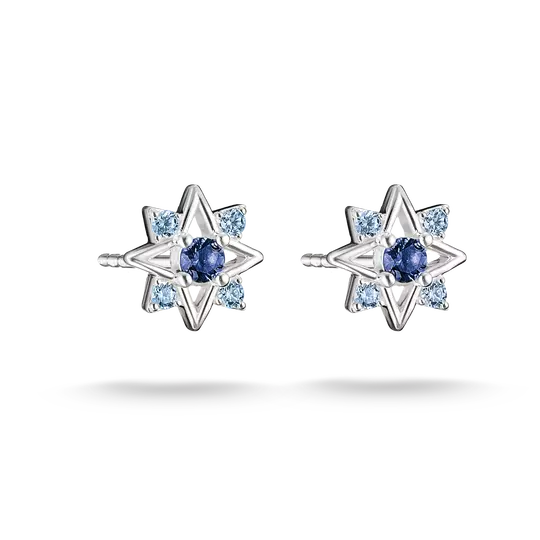 Thomas Sabo Silver Star Stud Earrings with Blue Stones - MococoThomas SaboH2380-166-1Earrings