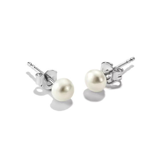 Thomas Sabo Silver Pearl Stud Earrings