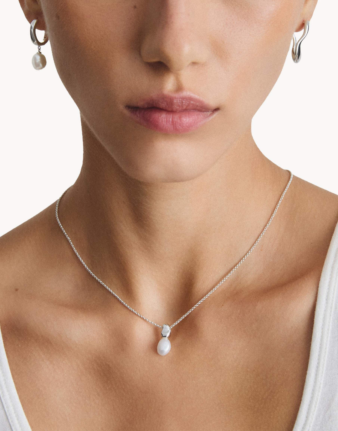 Thomas Sabo Silver Chain Pearl