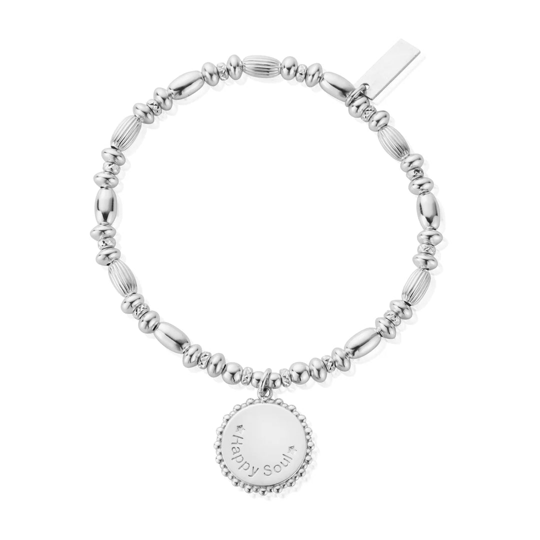 Chlobo Silver Happy Soul Bracelet