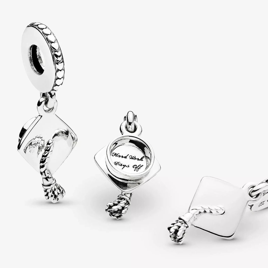 Pandora Silver Graduation Hat Charm