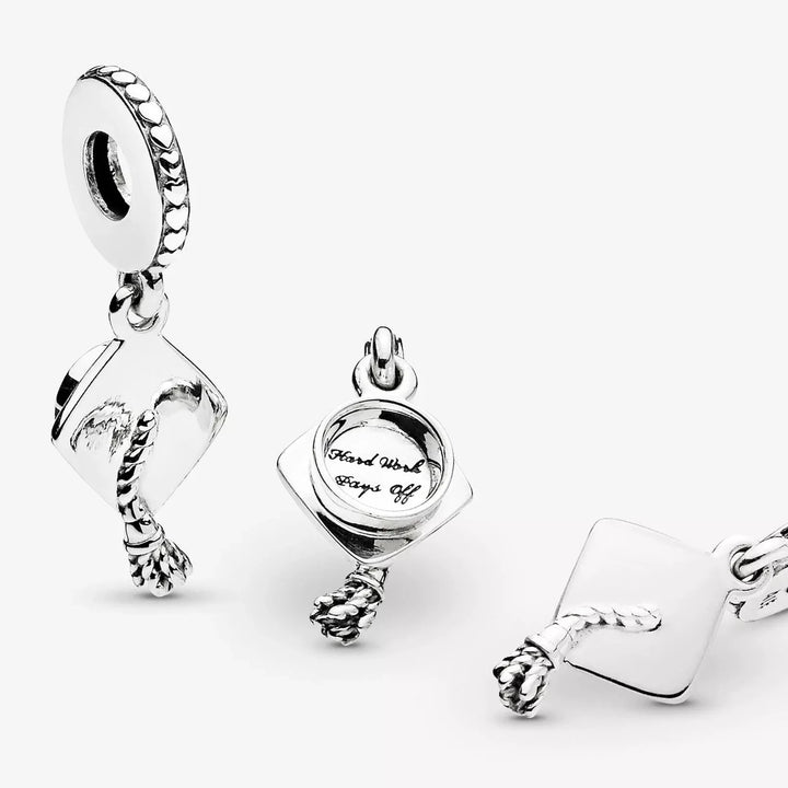 Pandora Silver Graduation Hat Charm
