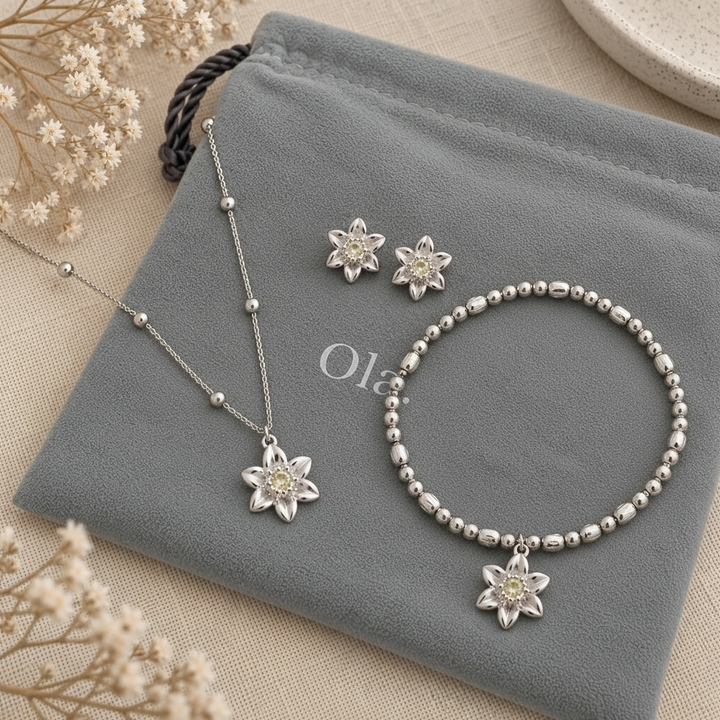Ola Daffodil Jewellery Set