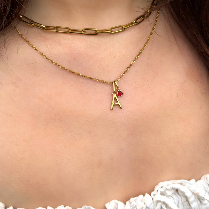 Mococo Gold Link Chain Necklace