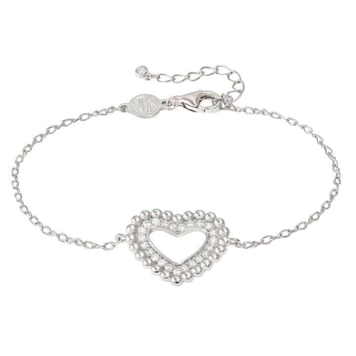 Nomination Silver Lovecloud Heart Cubic Zirconia Bracelet