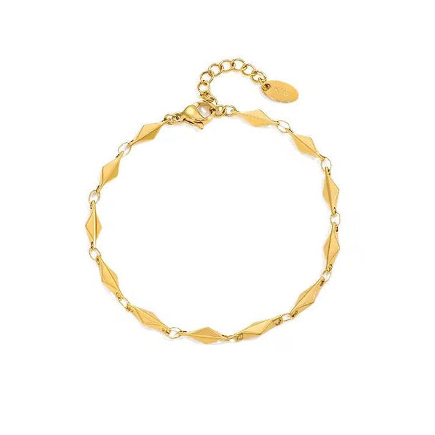 Mococo Gold Prism Bracelet