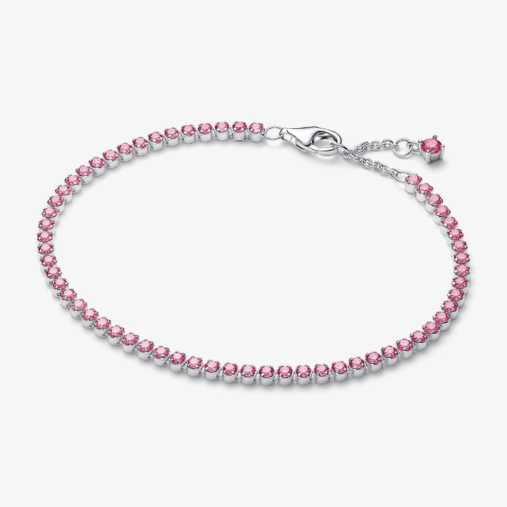 Pandora Pink Small Tennis Bracelet