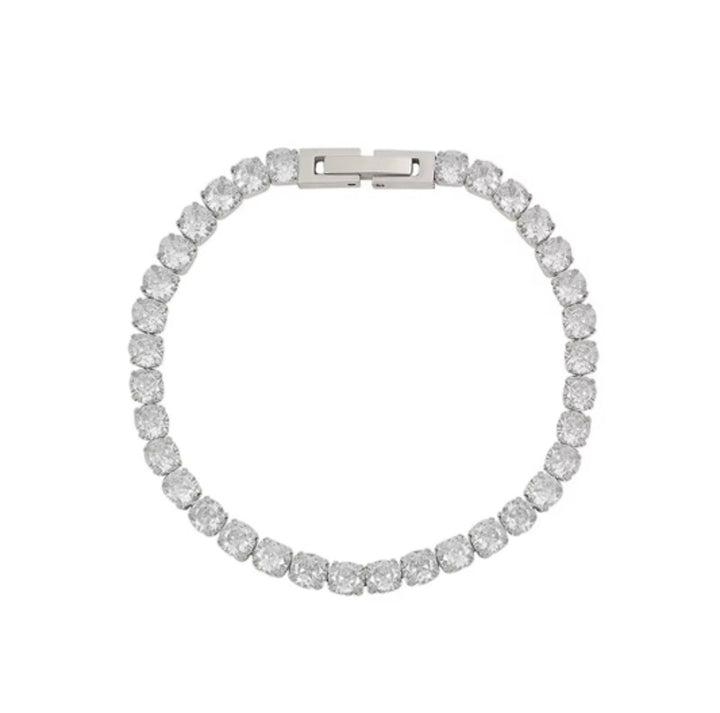 Mococo Essentials Silver Tennis Bracelet