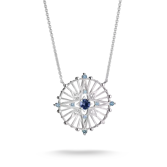 Thomas Sabo Silver Necklace with Blue Stones - MococoThomas SaboKE2393-166-1-L45VNecklaces