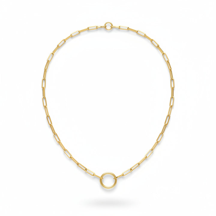 Mococo Gold Charm Carrier Necklace