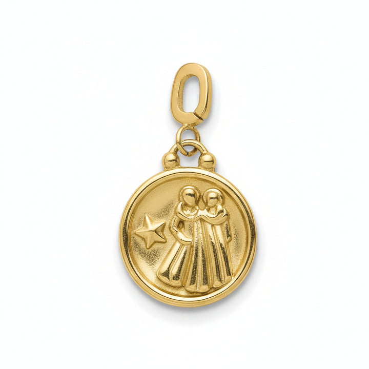 Mococo Gold Gemini Clip-On Charm