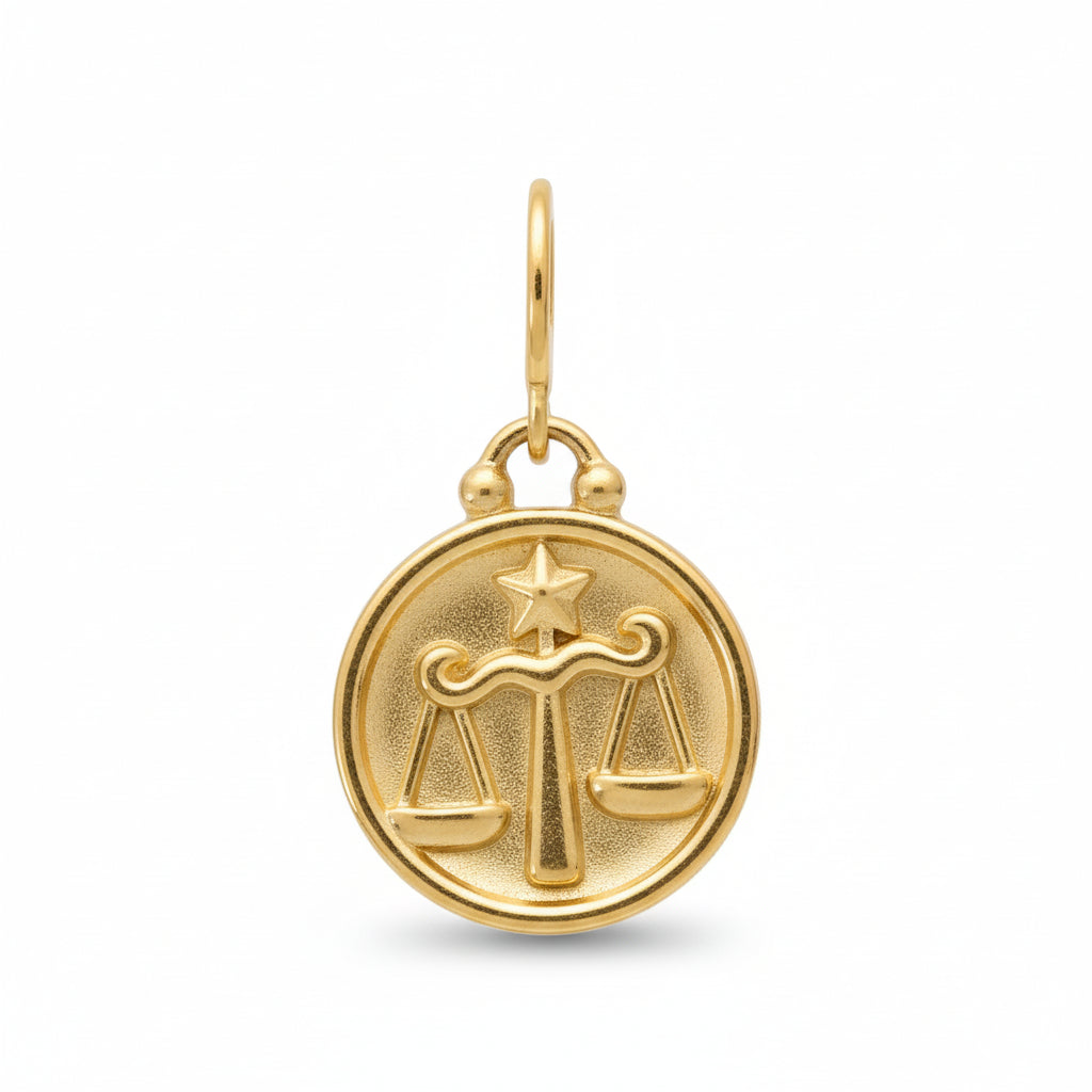 Mococo Gold Libra Clip-On Charm