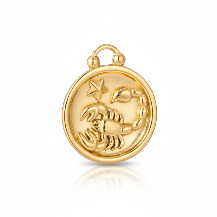 Mococo Gold Scorpio Clip-On Charm