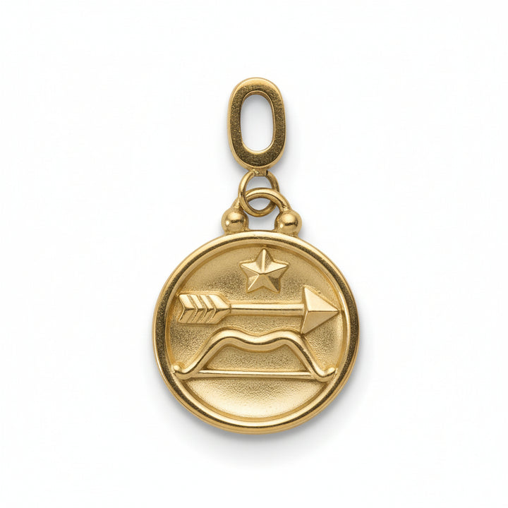 Mococo Gold Sagittarius Clip-On Charm