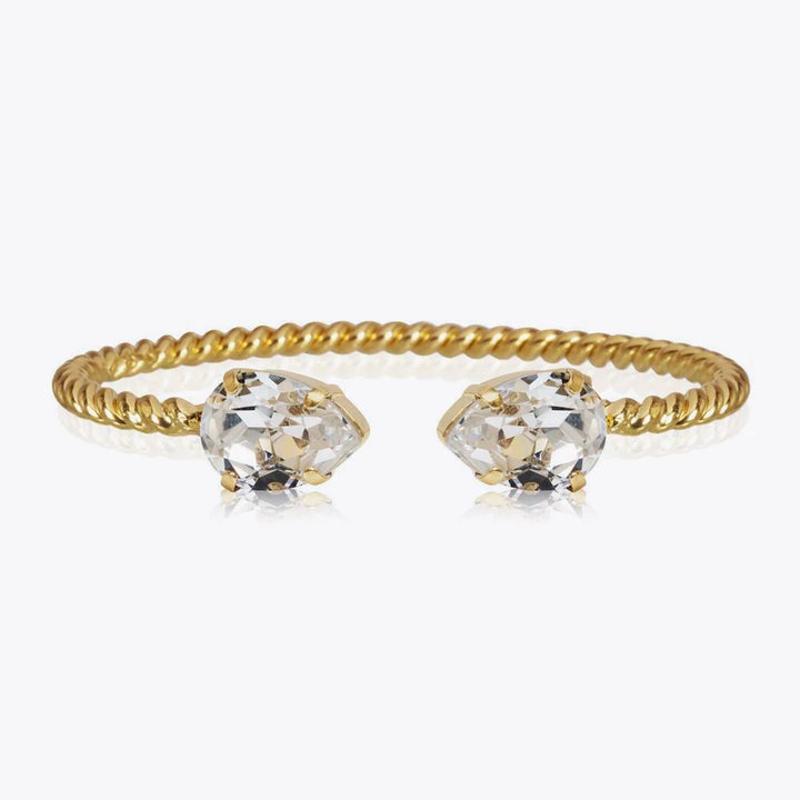 Caroline Svedbom Gold Mini Drop Crystal Bracelet