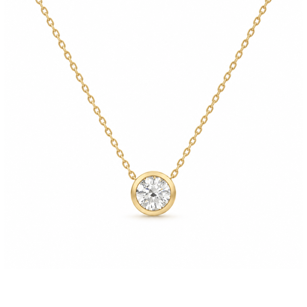 Mococo Fine 9ct Solid Gold Necklace