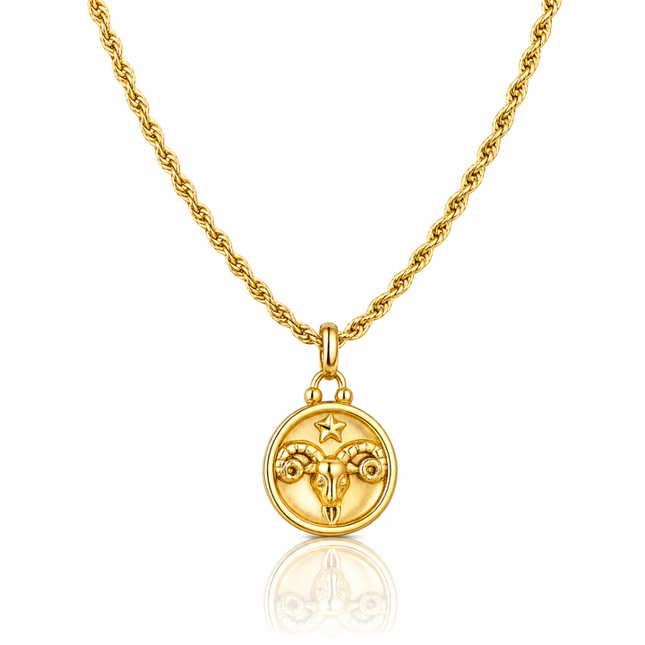 Mococo Gold Zodiac Necklace