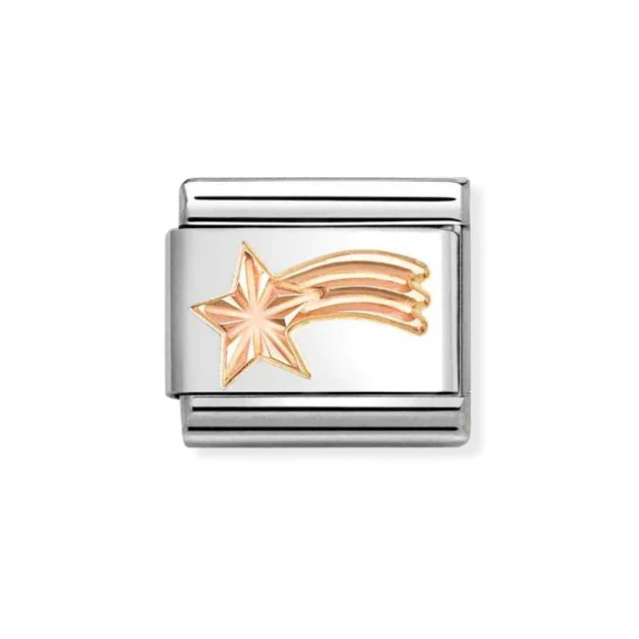 Nomination Rose Gold  Classic Symbols  and Comet Star Charm