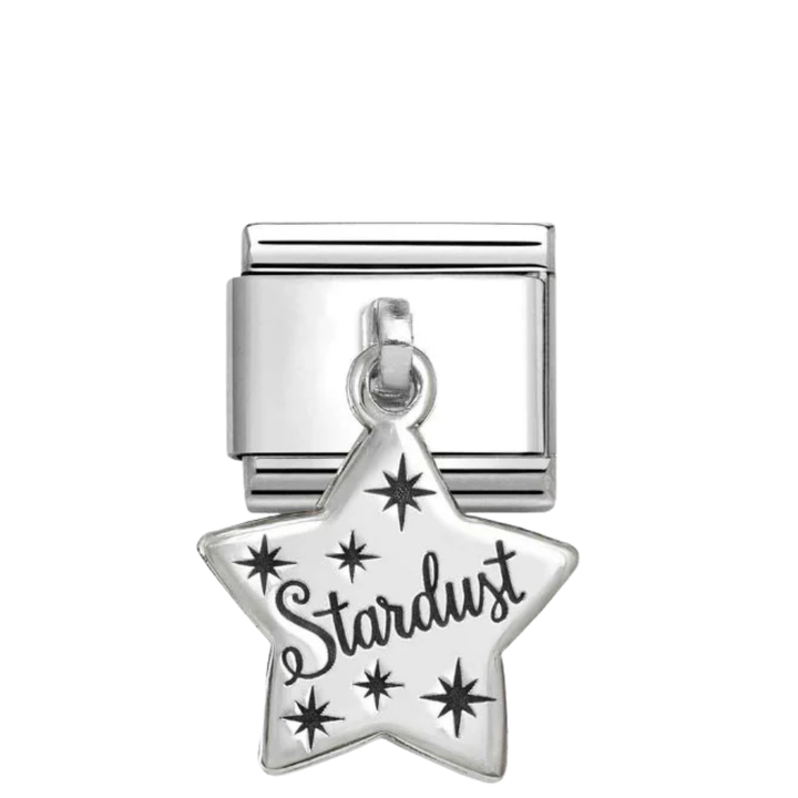 Nomination Silver Engraved  Classic  Stardust Star Charm