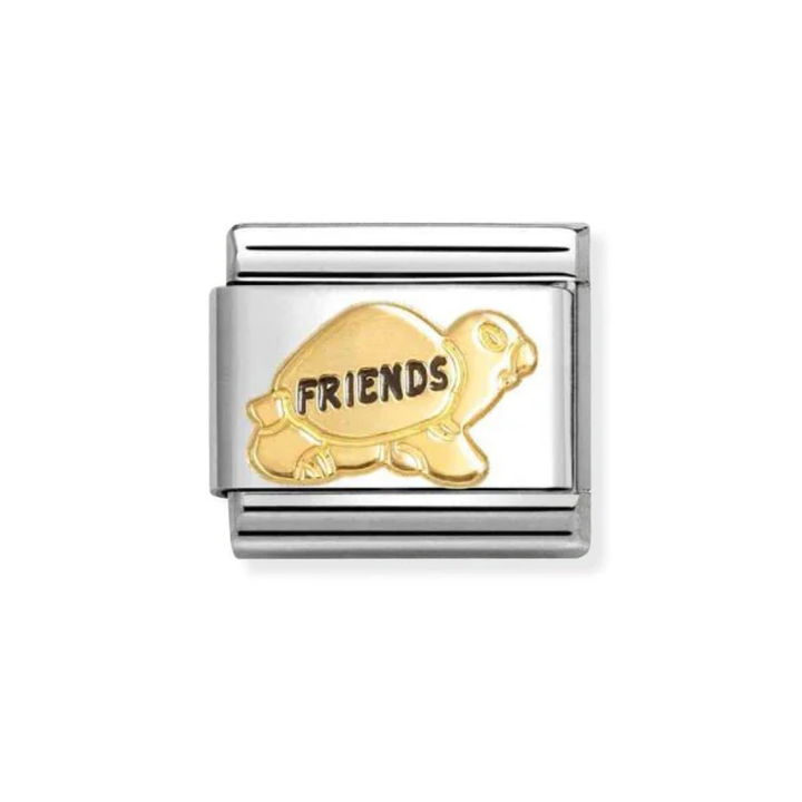 Nomination Gold  Classic Symbols , Enamel and Friends Turtle Charm