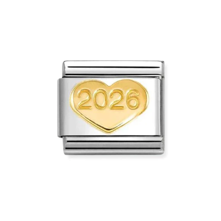 Nomination Gold  Classic Symbols  2026 Heart Charm