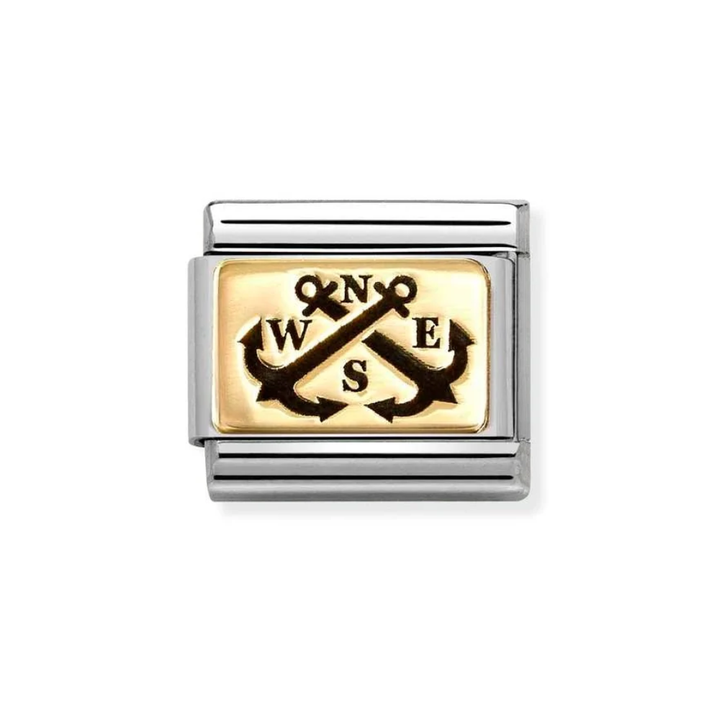 Nomination Classic Gold NSWE Anchors Charm