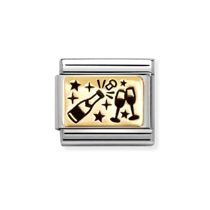 Nomination Classic Gold Cheers Charm