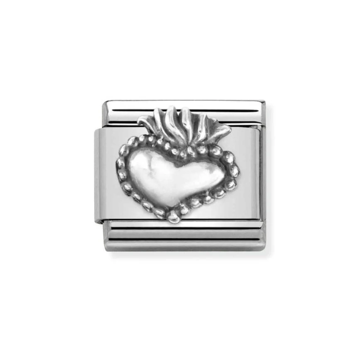 Nomination Classic Silver Scared Heart Charm