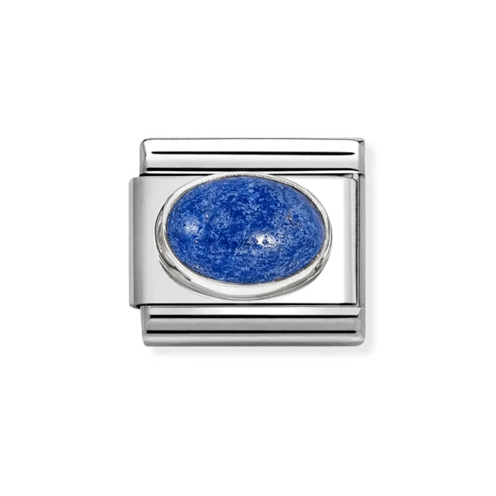 Nomination Classic Silver Lapis Charm