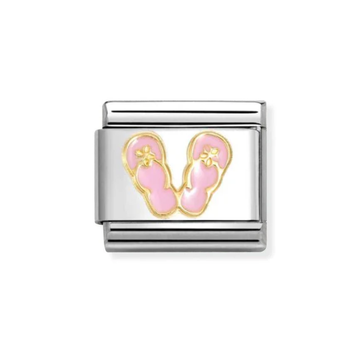 Nomination Classic Pink Flip-Flops Charm