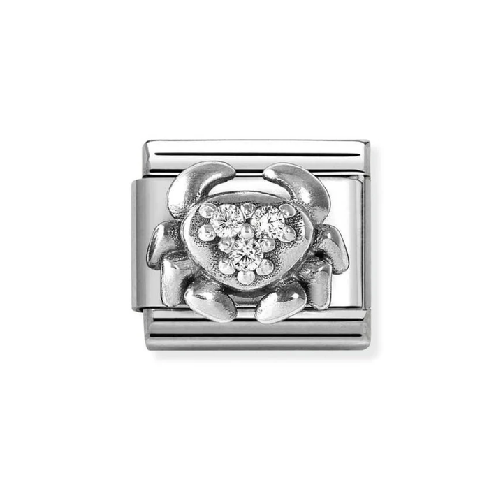Nomination Classic Silver Sparkle Zodiac Charm