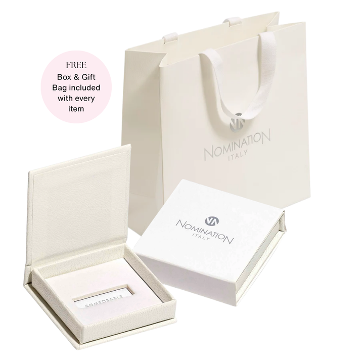 Nomination Classic Rose Gold Mother of Pearl &amp; CZ Charm