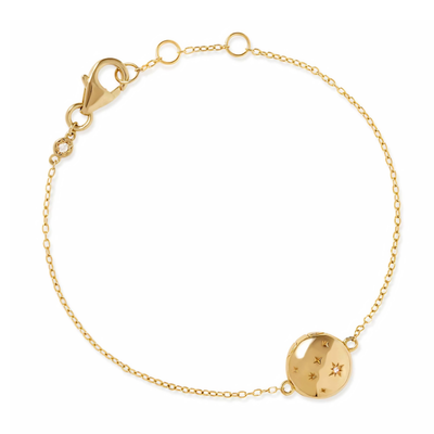 Astley Clarke Gold Celestial Tiny Star Locket Bracelet