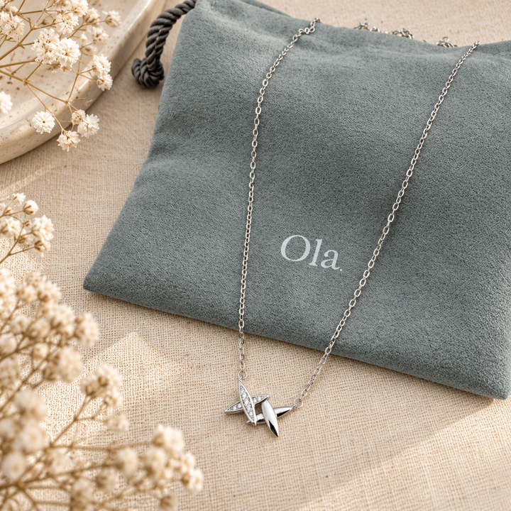 Ola Silver Kisses Necklace