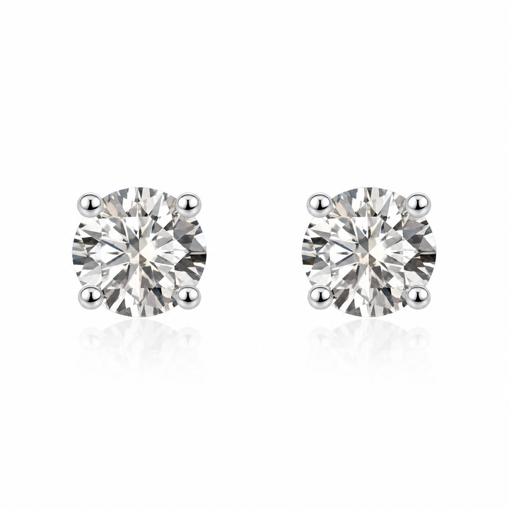 Ola Silver 8mm Stud Earrings