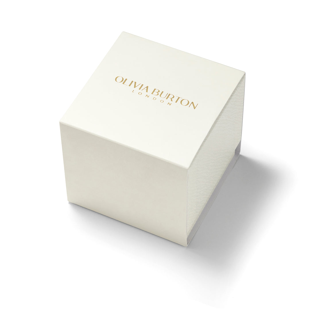 Olivia Burton Blue Classic Bee Leather Watch