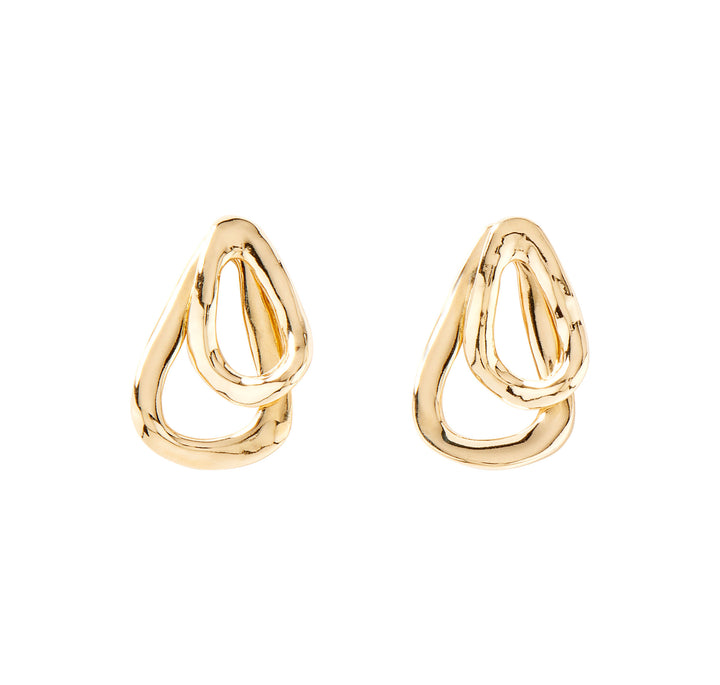 UNOde50 Gold Connected Earring