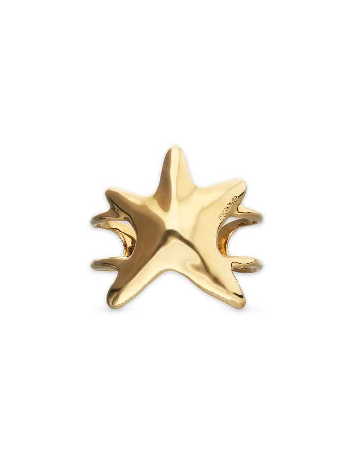UNOde50 Starborn Bangle Bracelet with Starfish Gold-Tone
