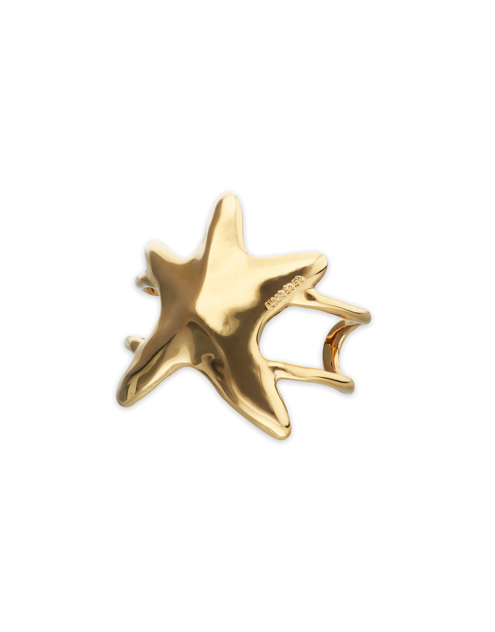 UNOde50 Starborn Bangle Bracelet with Starfish Gold-Tone