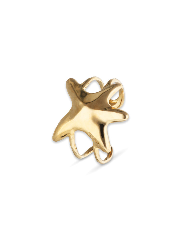 UNOde50 Starborn Bangle Bracelet with Starfish Gold-Tone