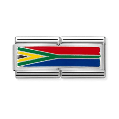 Nomination South Africa Flag Double Charm